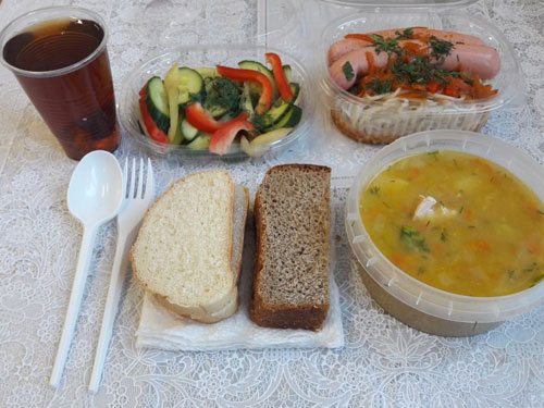 Ассортимент вкусной еды Клин